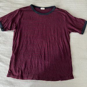 Red and Blue Striped Tee